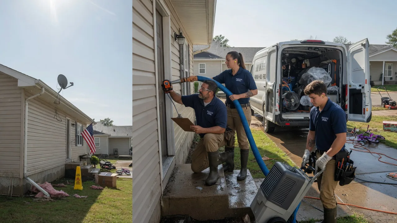 Ceiling Water Damage Restoration in Mccool, MS near me